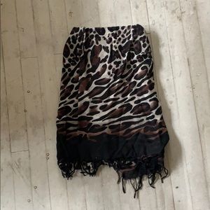 Leopard print Maurices scarf